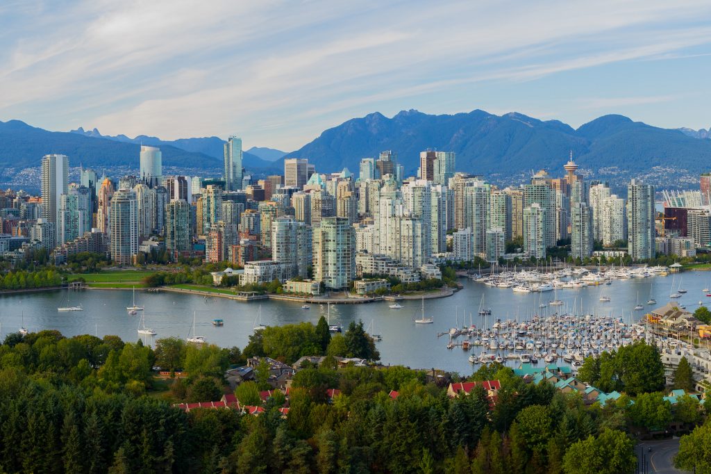 Panorama of Vancouver B.C.